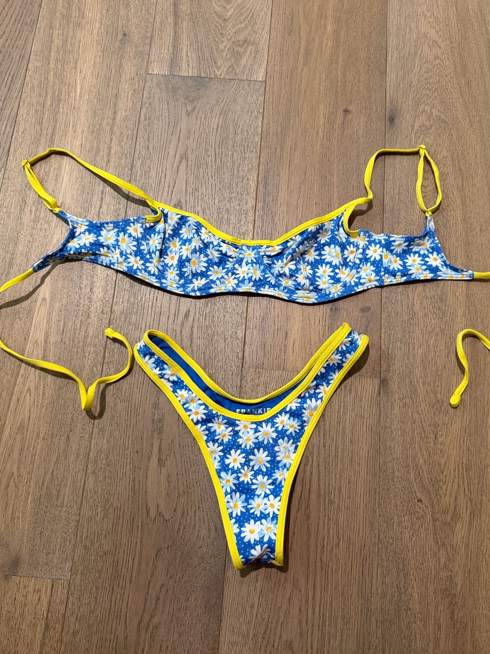 Frankie’s Bikinis Daisy Print Bikini